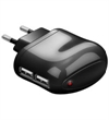 Standardladdare - Dual USB Port - Svart